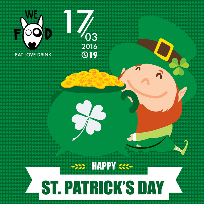 A Roma il St. Patrick’s Day si festeggia da We Food